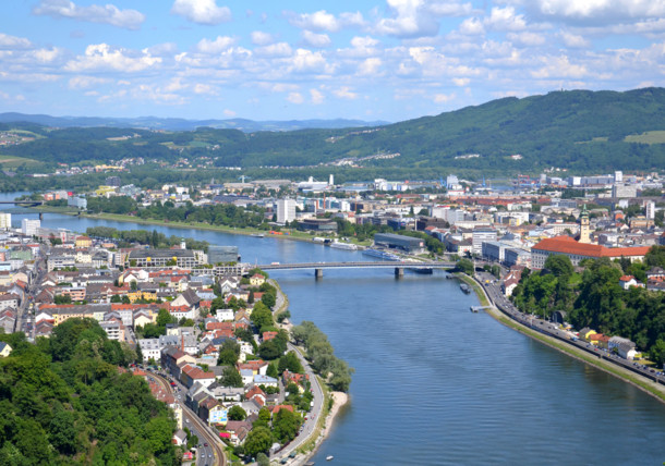     Linz - panorama miasta 